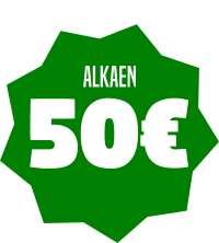 Alkaen 50 euroa